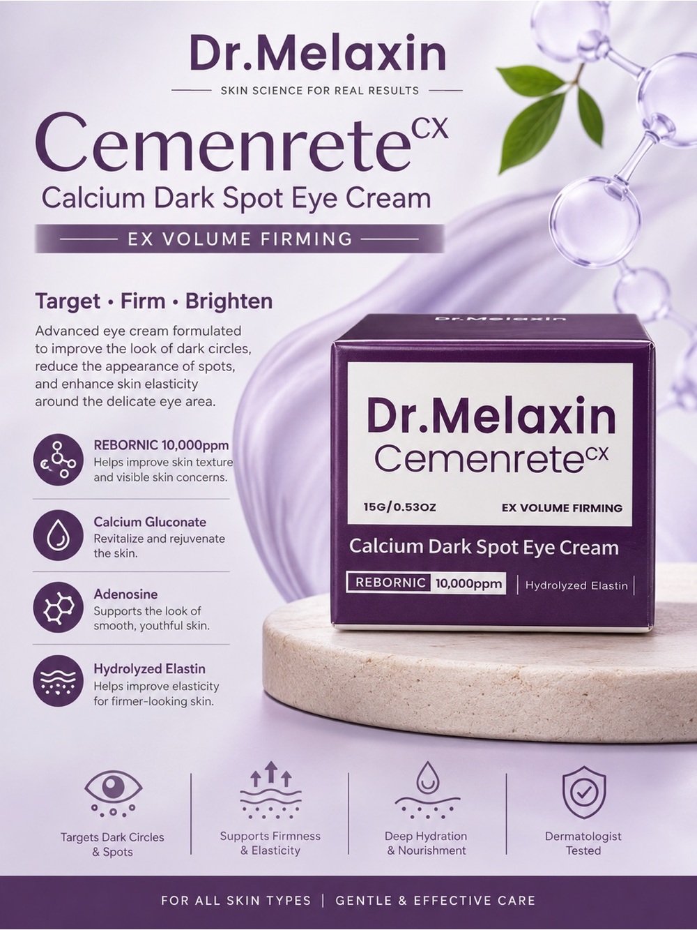 Dr. Melaxin CX Calcium Dark Spot Eye Cream 15g